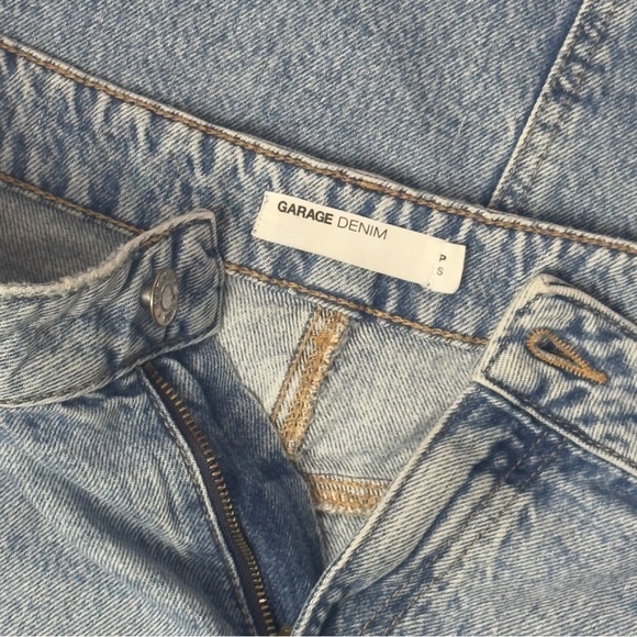 Garage Blue Split Front Long Maxi Denim Jean Skirt Small - Picture 7 of 10